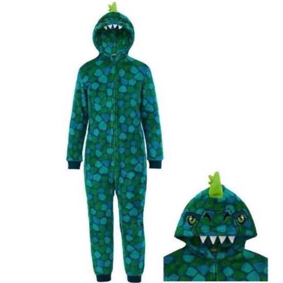 Other - SAINT EVE Youth Fleece Dinosaur Sleeper Medium 10/12